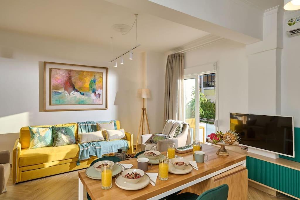 Kaizen Chania - New Central Apartment Just 350M Away With Private Jacuzzi And Free Parking! Exterior foto