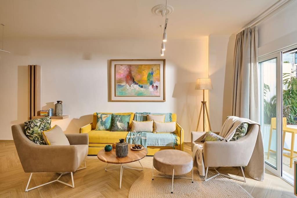 Kaizen Chania - New Central Apartment Just 350M Away With Private Jacuzzi And Free Parking! Exterior foto